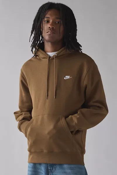 Nike Club Logo Fleece Pullover Sweatshirt
