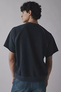 Nike Heritage Fleece Short Sleeve Raglan Sweatshirt