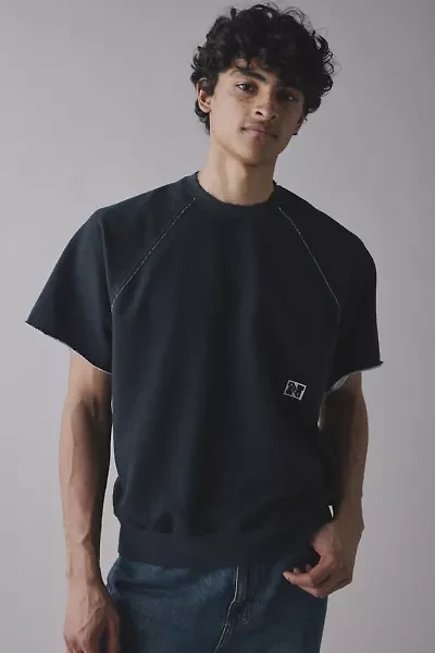 Nike Heritage Fleece Short Sleeve Raglan Sweatshirt