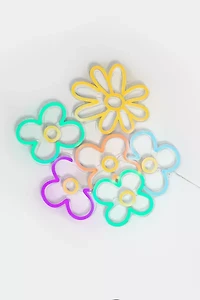 Echo Neon Daisy and Flower Neon Sign