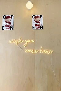 Echo Neon Wish You Were Here Neon Sign