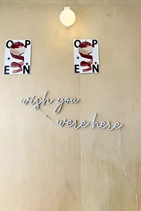 Echo Neon Wish You Were Here Neon Sign