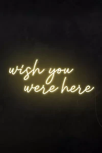 Echo Neon Wish You Were Here Neon Sign