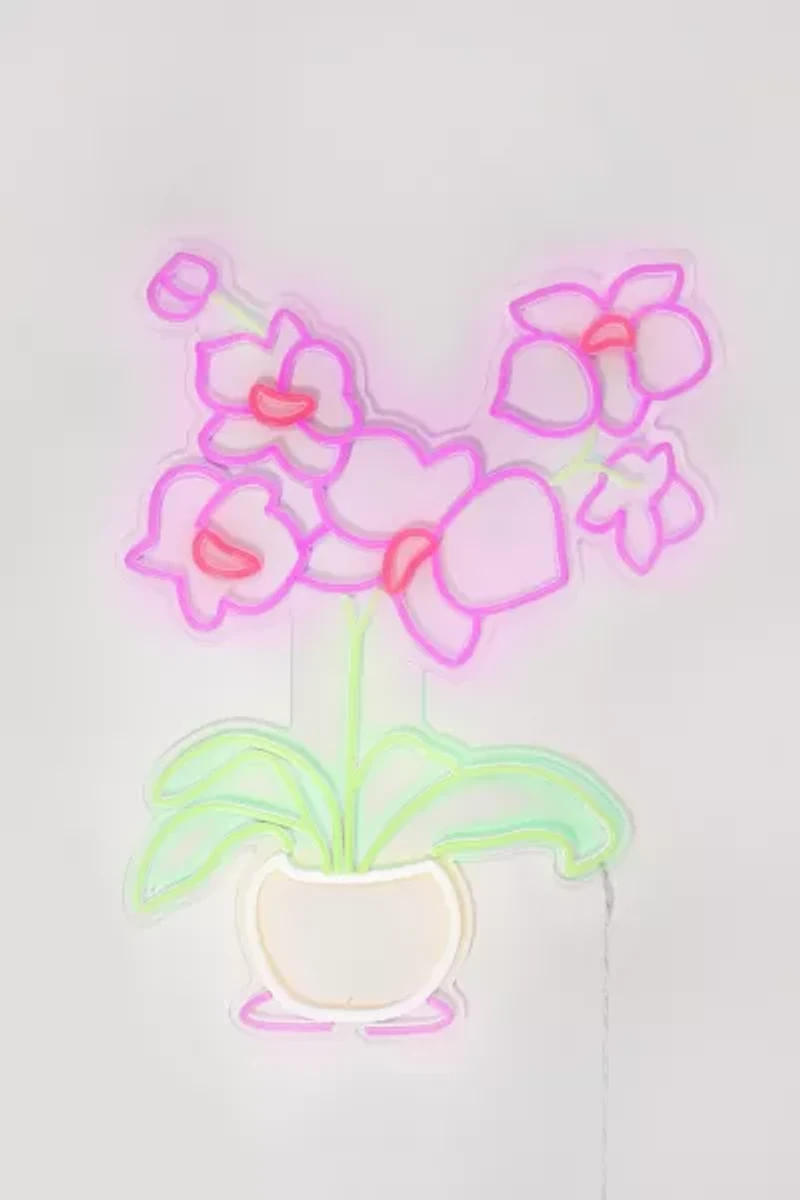 Echo Neon Orchid Neon Sign