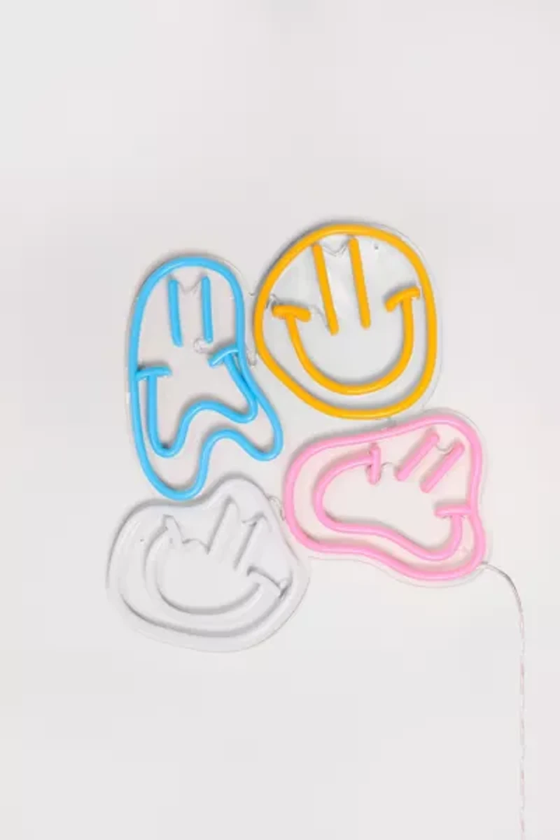 Echo Neon Happy Face Neon Sign