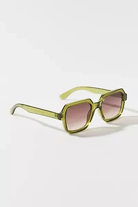 Cleo Plastic Square Sunglasses