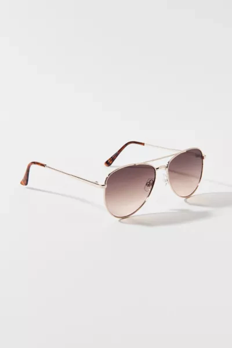 UO Essential Metal Aviator Sunglasses
