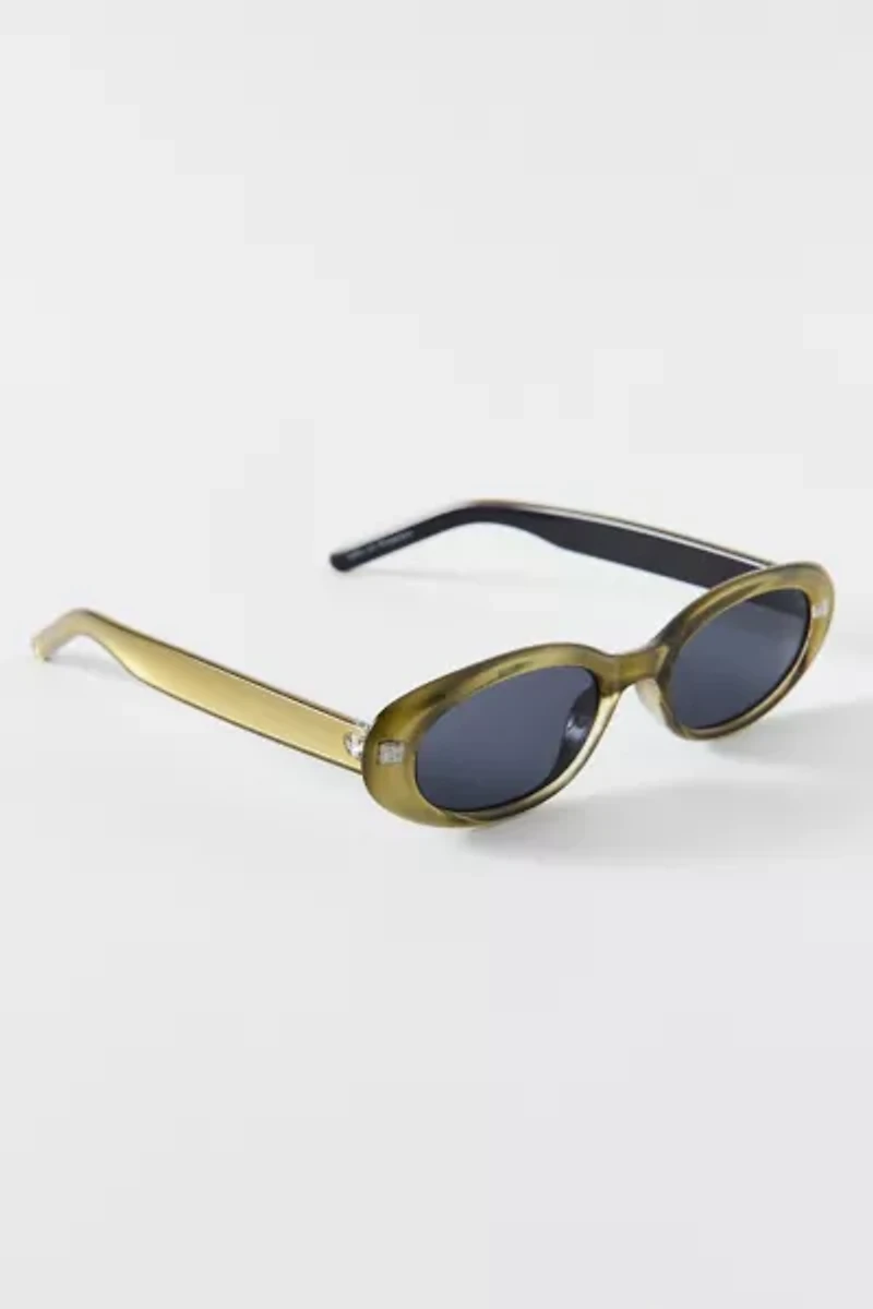 UO Essential Slim Oval Sunglasses