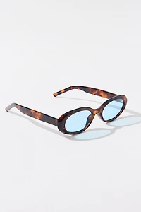 UO Essential Slim Oval Sunglasses