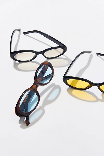 UO Essential Slim Oval Sunglasses