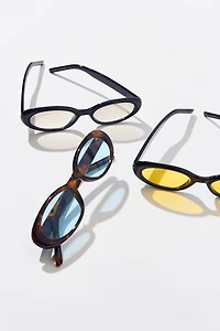 UO Essential Slim Oval Sunglasses