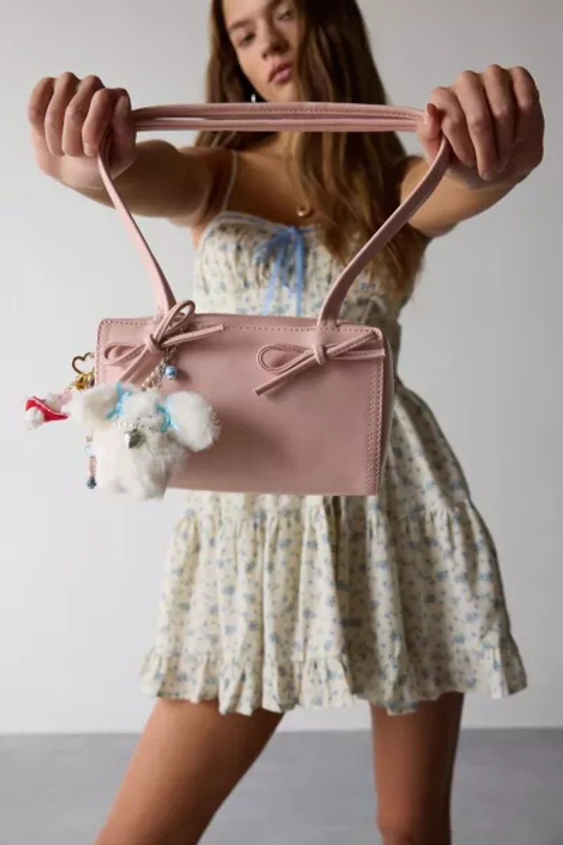 Fluffy Animal Plushie Keychain