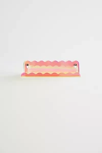 Wiggle Edge Acrylic Wall Shelf