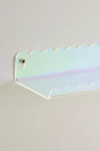 Wiggle Edge Acrylic Wall Shelf