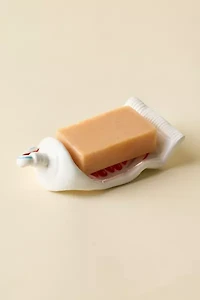 Toothpaste Tube Ceramic Soap Dish