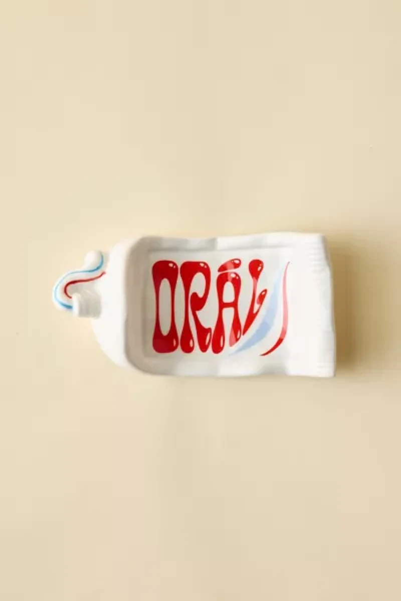 Toothpaste Tube Ceramic Soap Dish