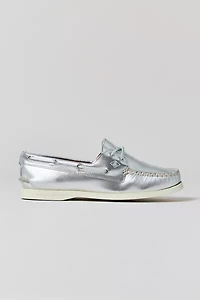 Sperry Women's Authentic Original 2-Eye Silver Boat Shoe