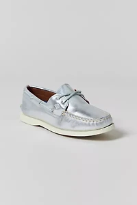 Sperry Women's Authentic Original 2-Eye Silver Boat Shoe