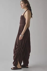 Out From Under Sunkissed Ruched Barrel Leg Jumpsuit