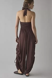 Out From Under Sunkissed Ruched Barrel Leg Jumpsuit