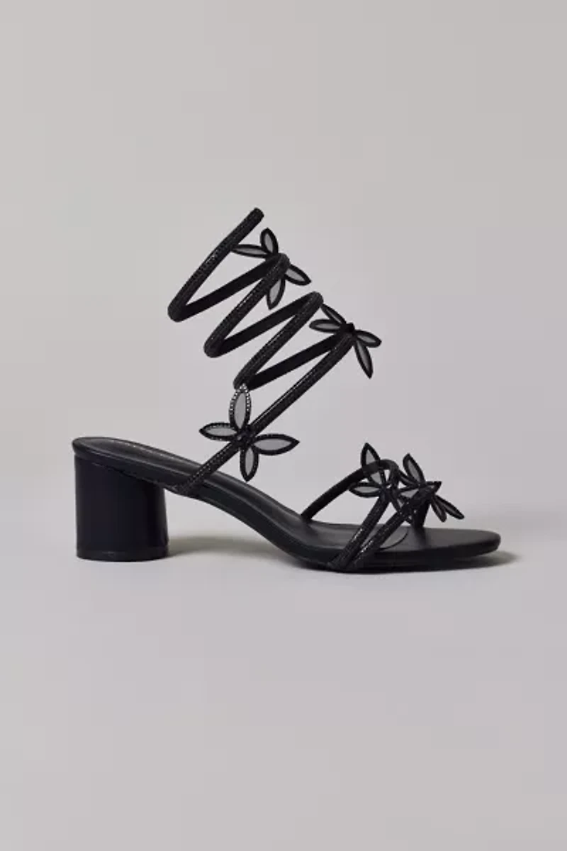 Azalea Wang Quinton Butterfly Ankle Wrap Sandal
