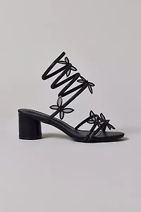 Azalea Wang Quinton Butterfly Ankle Wrap Sandal
