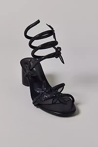 Azalea Wang Quinton Butterfly Ankle Wrap Sandal