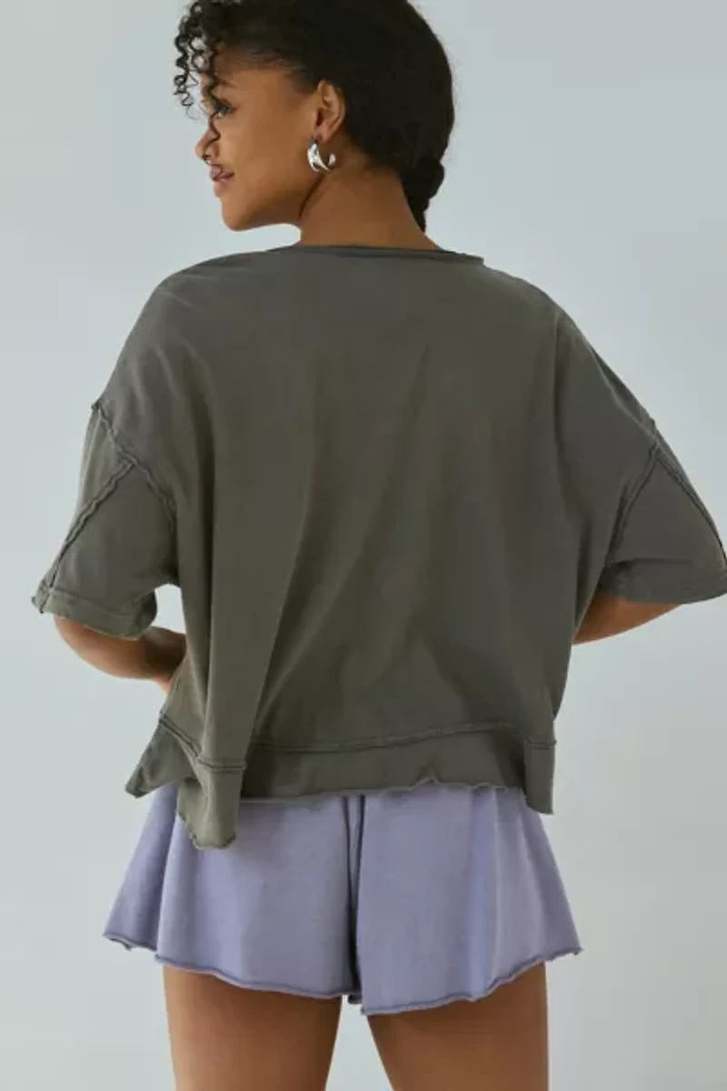 Out From Under Rebel Raw-Edge Oversized Tee