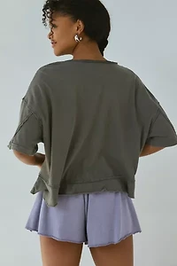 Out From Under Rebel Raw-Edge Oversized Tee