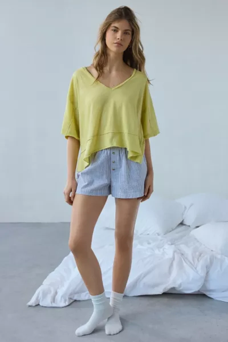 Out From Under Rebel Raw-Edge Oversized Tee