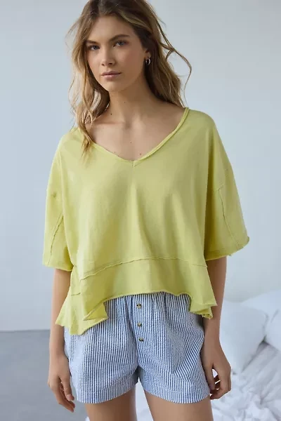 Out From Under Rebel Raw-Edge Oversized Tee