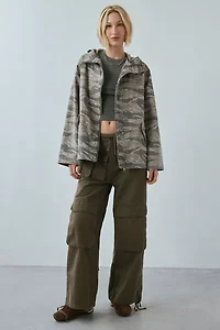 BDG Cammy Camo Shell Utility Jacket