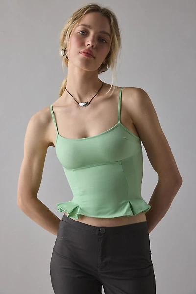 Silence + Noise Good Luck Peplum Cami
