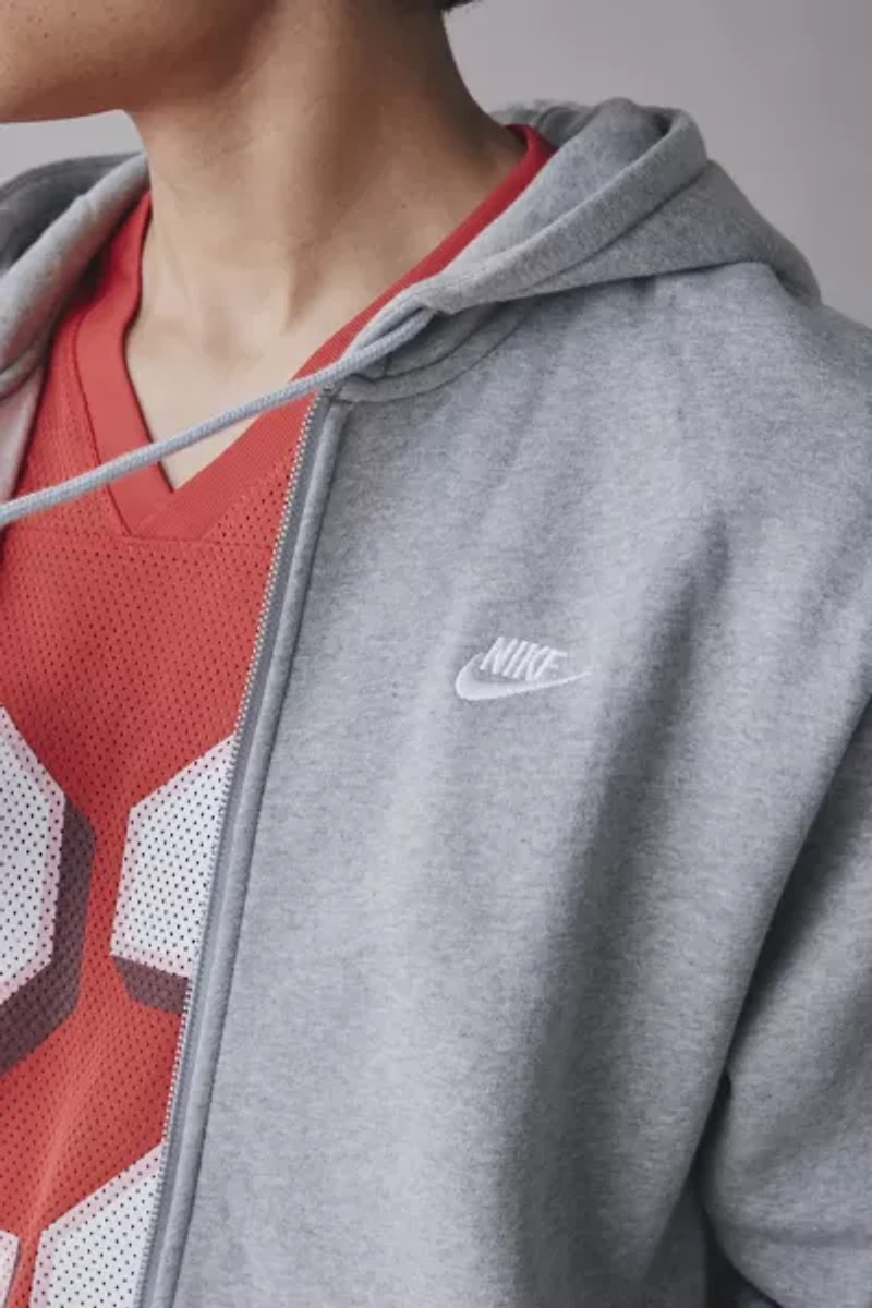 Nike Club Fleece Zip Hoodie Sweatshirt