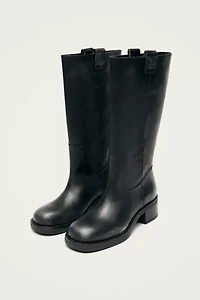 ALOHAS Sajan Leather Knee High Boot