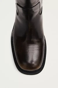ALOHAS Sajan Leather Knee High Boot