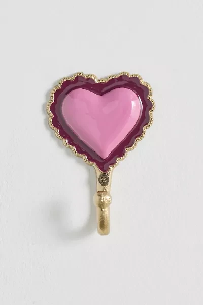 Doily Heart Metal Wall Hook