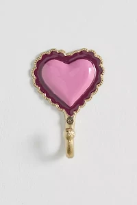 Doily Heart Metal Wall Hook
