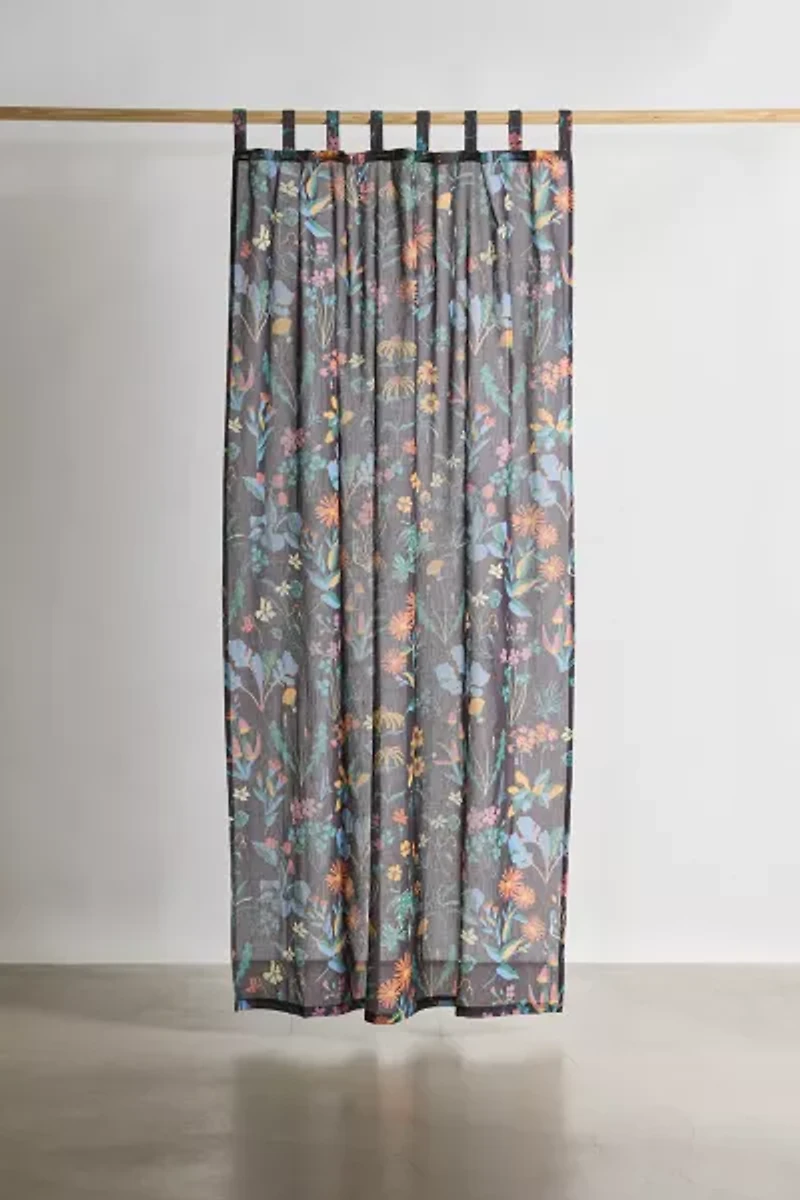 Flori Wildflower Patterned Window Panel