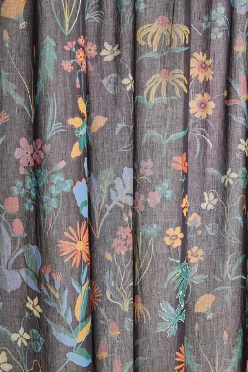 Flori Wildflower Patterned Window Panel