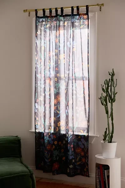 Flori Wildflower Patterned Window Panel