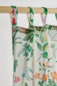 Flori Wildflower Patterned Window Panel
