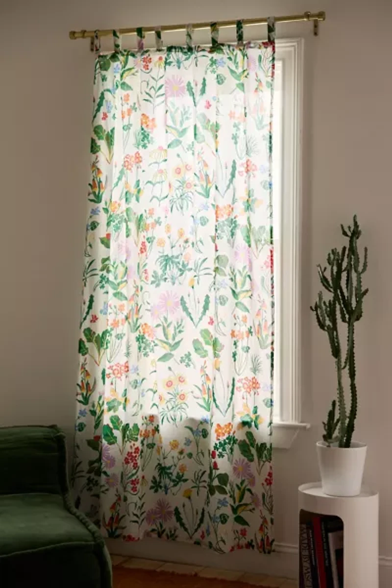 Flori Wildflower Patterned Window Panel