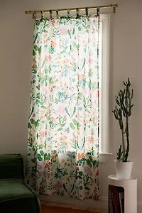 Flori Wildflower Patterned Window Panel