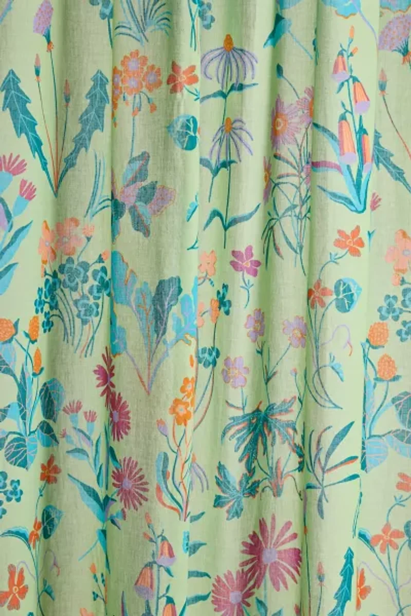 Flori Wildflower Patterned Window Panel