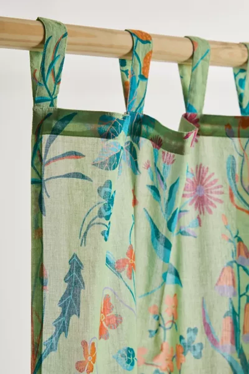 Flori Wildflower Patterned Window Panel