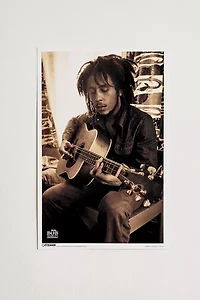 Bob Marley Sepia Poster