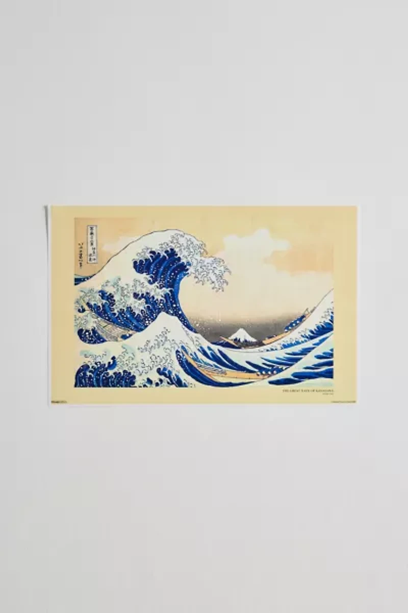 The Great Wave By Katsushika Hokusai Poster