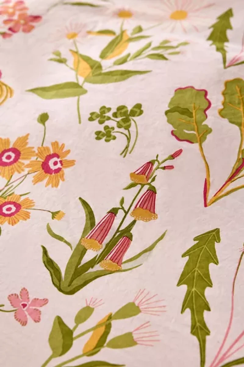 Flori Wildflower Floral Duvet Cover Set