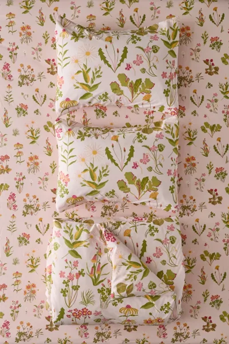 Flori Wildflower Floral Duvet Cover Set